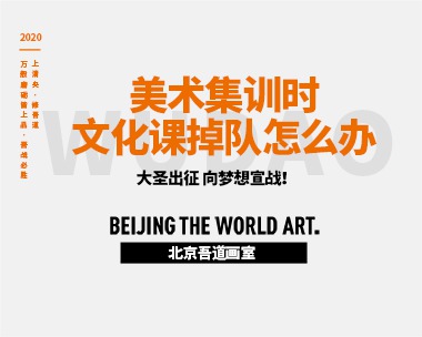 美术集训时文化课掉队怎么办