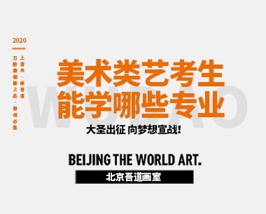 美术类艺考生能学哪些专业
