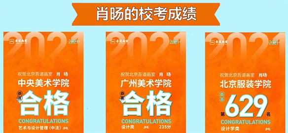 吾道21届骄子-福建肖旸-校考成绩