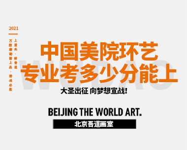 中国美院环艺专业考多少分能上