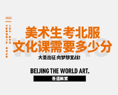 美术生考北京服装学院文化课需要多少分考多少能进