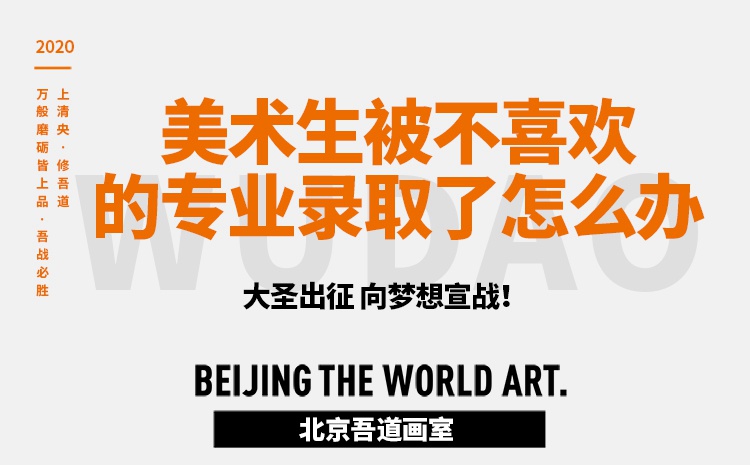 美术生被不喜欢的专业录取了怎么办
