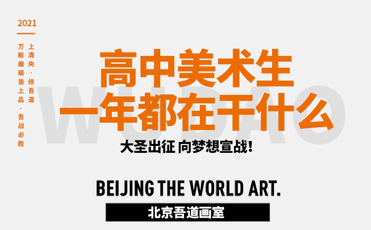 高中美术生一年都在干什么